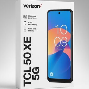 Verizon TCL 50 XE (50XE) 5G 6.56” HD+/128GB/50MP Dark Blue Prepaid Phone